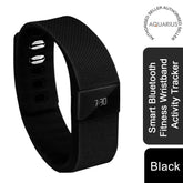 Aquarius OLED Display Smart Bluetooth Fitness Wristband Activity Tracker, Black Aquarius